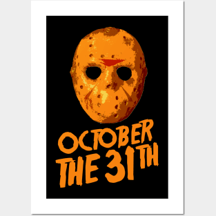 October 31th Halloween Horror Movie Posters and Art